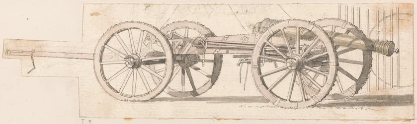 Gun and Limber, No.7 (tussi ja tussi pesu paperille)